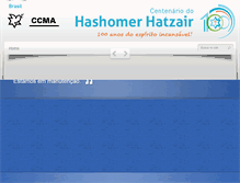 Tablet Screenshot of hashomer.org.br